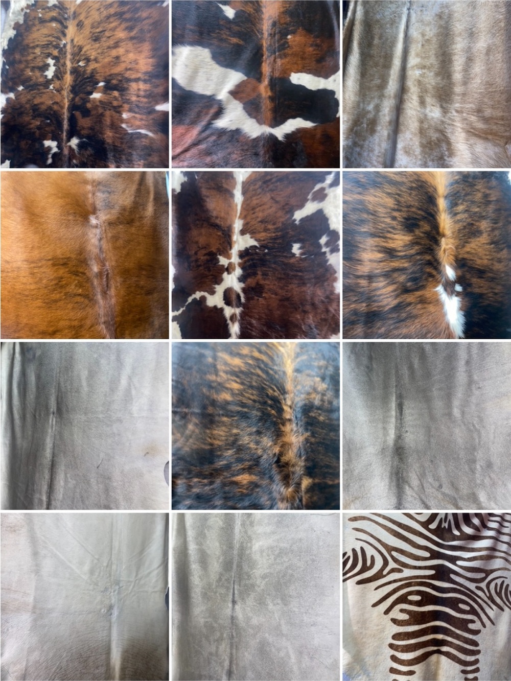 Cowhide rugs